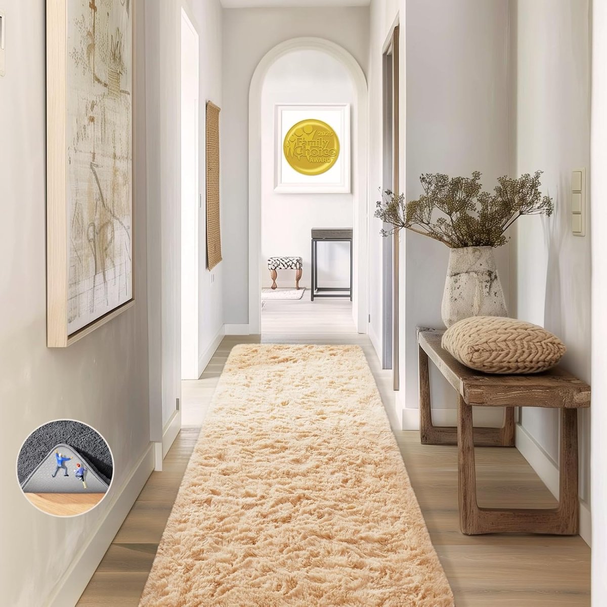 Ophanie Area Rugs for Living Room Bedroom, Upgrade Non - Slip Fluffy Soft Grey Shag Carpet, Indoor Floor Gray 4x6 Fuzzy Shaggy Living Room Plush Rug for Kids Home Dorm Decor Aesthetic - Homesidy.com
