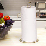 Paper Towel Holder Countertop, OBODING, Kitchen Paper Towel Stand Holder for Kitchen Organization and Storage, Paper Towel Holders for Standard and Large Size Rolls (Black) - Homesidy.com