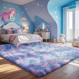 Ophanie Area Rugs for Living Room Bedroom, Upgrade Non - Slip Fluffy Soft Grey Shag Carpet, Indoor Floor Gray 4x6 Fuzzy Shaggy Living Room Plush Rug for Kids Home Dorm Decor Aesthetic - Homesidy.com