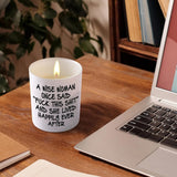 Birthday Candles Gifts for Women Funny Unique Sister Best Friend Her Wife Girlfriend Gifts for Mothers Day A Wise Woman Once Said F This Lavender Scented Soy Candle - Homesidy.com