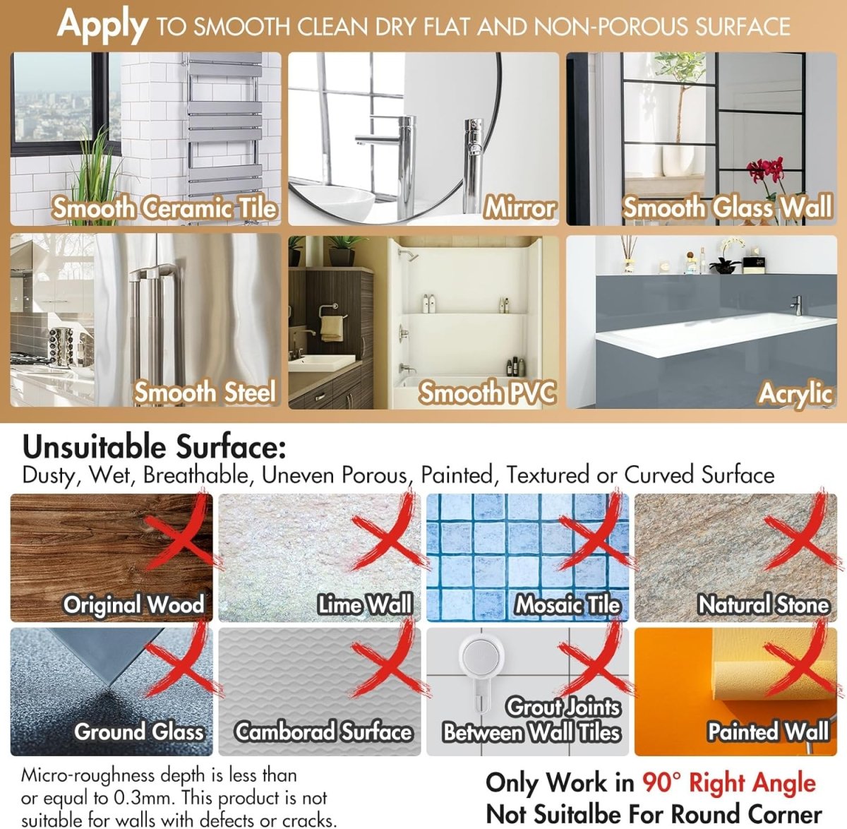 LEVERLOC Corner - adaptive Suction Cup Shower Caddies 2 Pack, Stainless Steel Rustproof Corner Shower Shelf, Large Capacity Removable Suction Cup Bathroom Organizer, Drill - Free Wall Mounted Basket, Gray - Homesidy.com