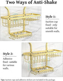 YASONIC Shower Caddy Hanging - Never Rust Shower Organizer - Aluminum Over The Head Caddy with 10 Hooks for Razor/Sponge - Rack with Soap Basket - Silver - Homesidy.com