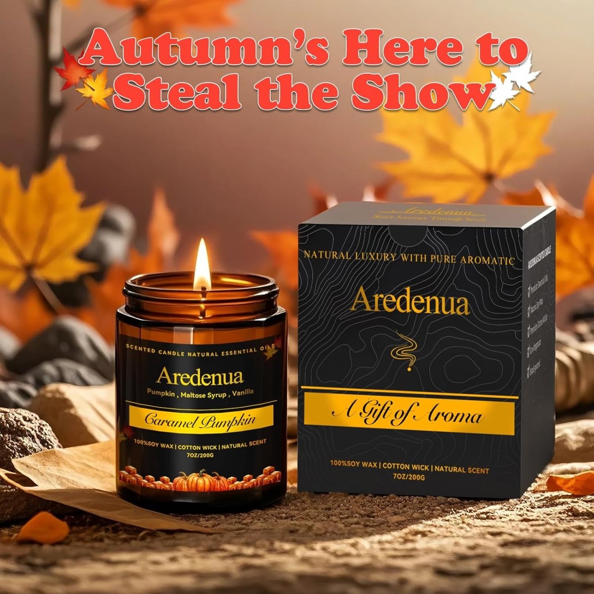 Christmas Candles - Christmas Spice Candle | 7 oz Soy Candles with Warm Cinnamon, Clove &amp; Nutmeg Aroma | Holiday Scented Candle, Cozy Winter Candle Gift for Men &amp; Women - Homesidy.com