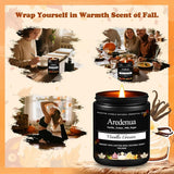 Christmas Candles - Christmas Spice Candle | 7 oz Soy Candles with Warm Cinnamon, Clove &amp; Nutmeg Aroma | Holiday Scented Candle, Cozy Winter Candle Gift for Men &amp; Women - Homesidy.com