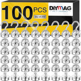 DIYMAG Magnetic Hooks, 30lbs Magnet Hook 2025 Cruise Cabin Ship Essentials Heavy Duty Strong Magnets Refrigerator Fridge Hanging for Classroom Beach Vacation Kitchen Grills Home 20 Pack (Silver) - Homesidy.com