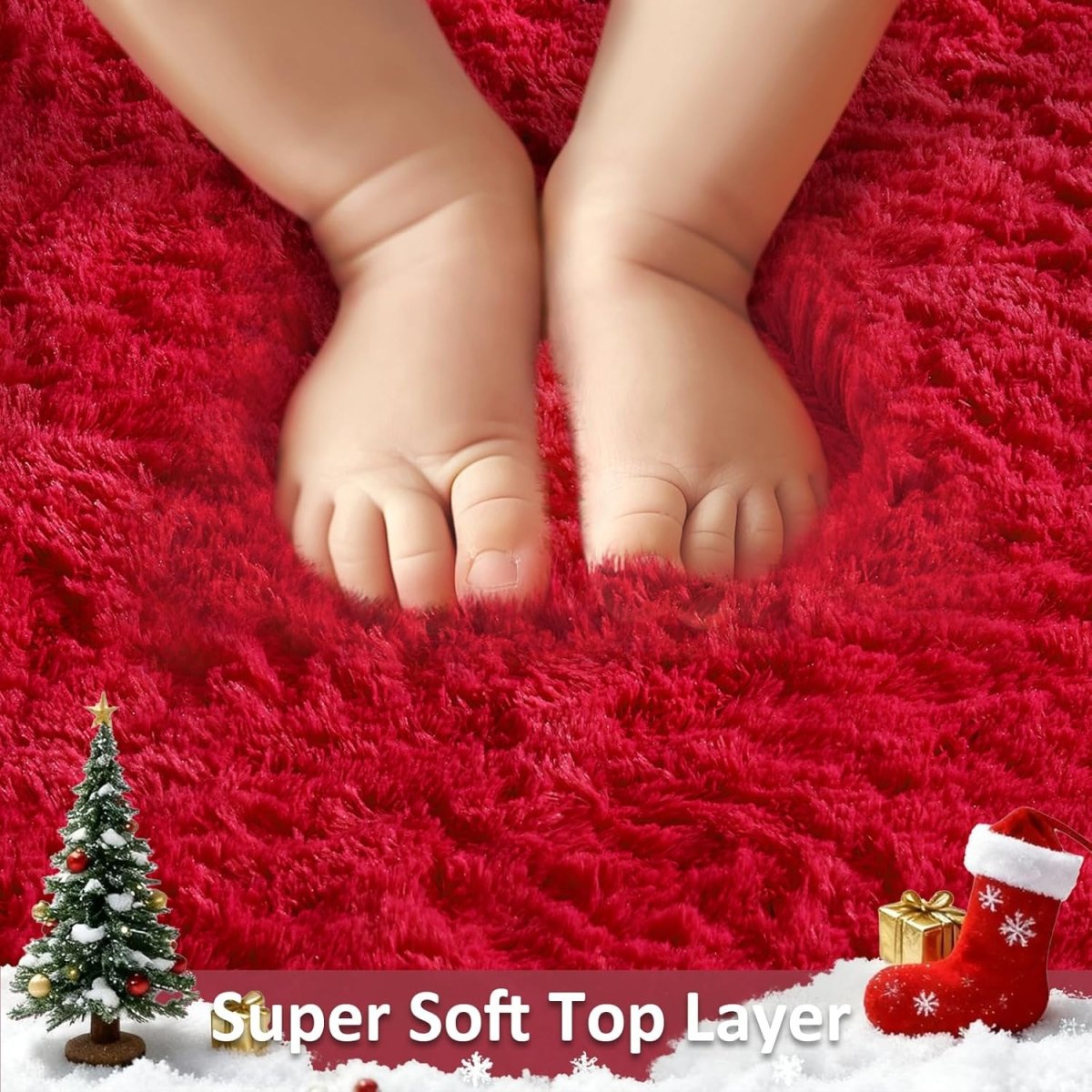 Ophanie Area Rugs for Living Room Bedroom, Upgrade Non - Slip Fluffy Soft Grey Shag Carpet, Indoor Floor Gray 4x6 Fuzzy Shaggy Living Room Plush Rug for Kids Home Dorm Decor Aesthetic - Homesidy.com