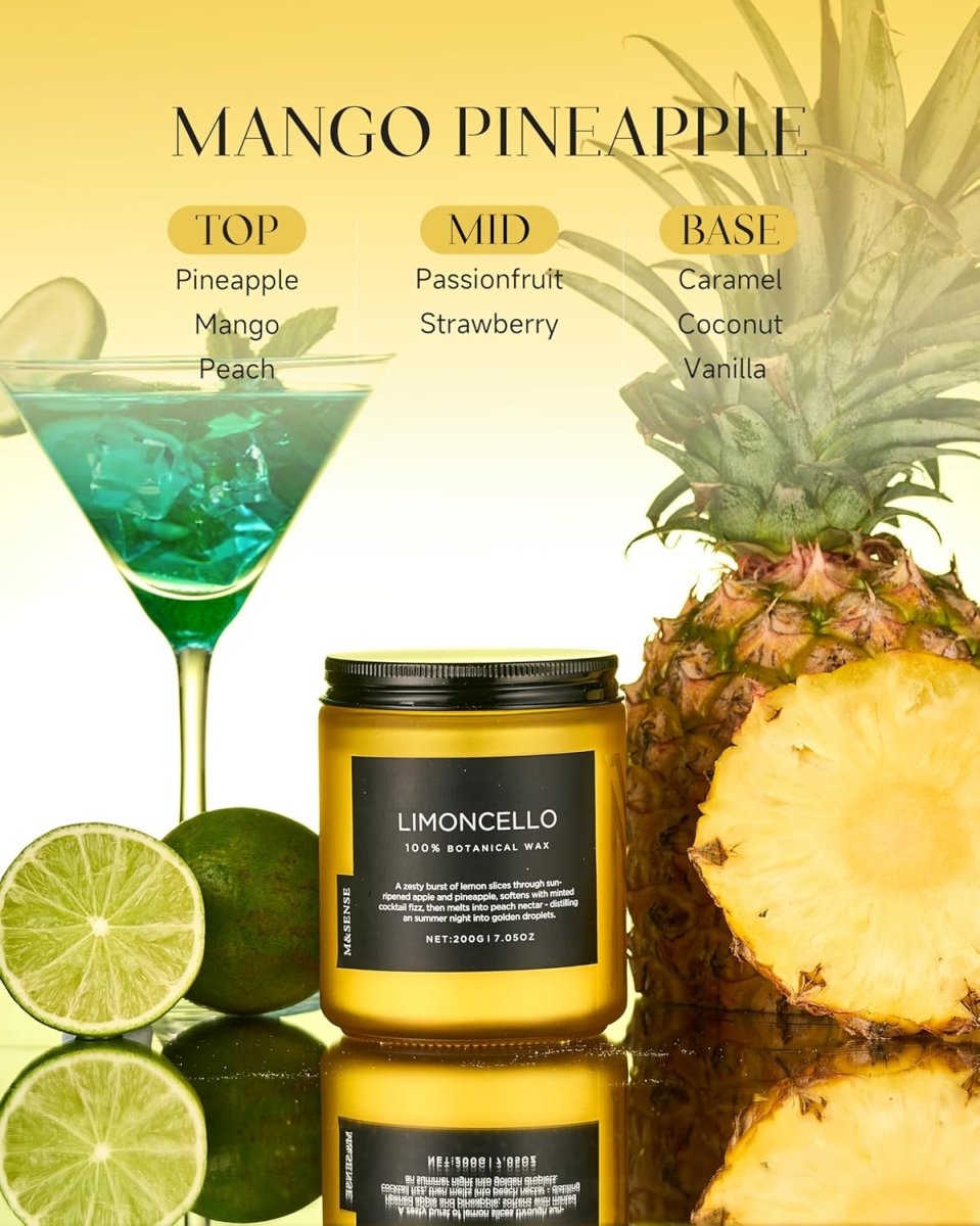 M&amp;SENSE Eucalyptus &amp; Mint Soy Candles for Home Scented, 11.6oz 70 Hour Burn Aromatherapy Candle Gift for Stress Relief, Meditation, Yoga, Relaxing SPA, Reusable Jar for Men and Women - Homesidy.com