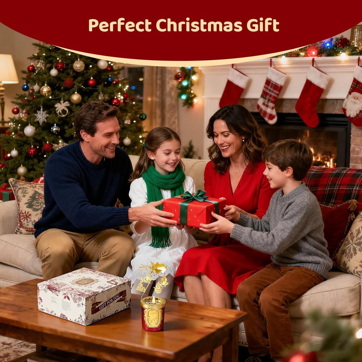 Christmas Gifts for Women, Unique Birthday Gifts for Women, Lavender Butterfly Rotating Scented Candles for Home Fragrance, Mom Birthday Gift from Daughter Son, Xmas Candle Gift for Sister Grandma - Homesidy.com