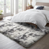 Ophanie Area Rugs for Living Room Bedroom, Upgrade Non - Slip Fluffy Soft Grey Shag Carpet, Indoor Floor Gray 4x6 Fuzzy Shaggy Living Room Plush Rug for Kids Home Dorm Decor Aesthetic - Homesidy.com