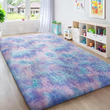 Ophanie Area Rugs for Living Room Bedroom, Upgrade Non - Slip Fluffy Soft Grey Shag Carpet, Indoor Floor Gray 4x6 Fuzzy Shaggy Living Room Plush Rug for Kids Home Dorm Decor Aesthetic - Homesidy.com
