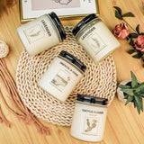 Scented Candle Set, Men Candle Set, Scented Candles for Home, Gifts for Men, 4 Pack Manly Candles Gifts for Mens Scents of Smoke Vanilla/Leather/Oak/Lavender Wood - Homesidy.com