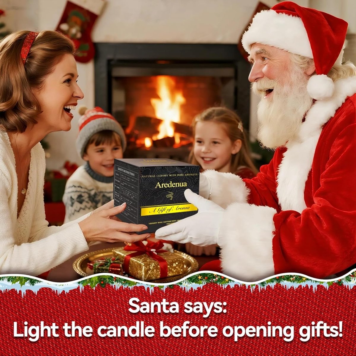Christmas Candles - Christmas Spice Candle | 7 oz Soy Candles with Warm Cinnamon, Clove &amp; Nutmeg Aroma | Holiday Scented Candle, Cozy Winter Candle Gift for Men &amp; Women - Homesidy.com