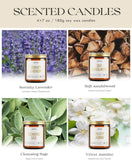 AOOVOO Scented Candles - 4PC Candle Set, 36 oz Soy Candles, Soy Candle for Home Scented, Lavender/Vanilla/Eucalyptus/Sage - Homesidy.com