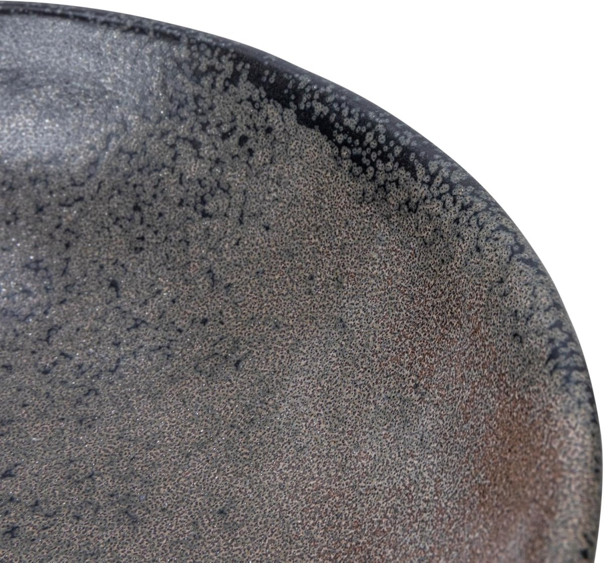 Creative Co - Op Stoneware Bowl w Reactive Glaze, White - Homesidy.com