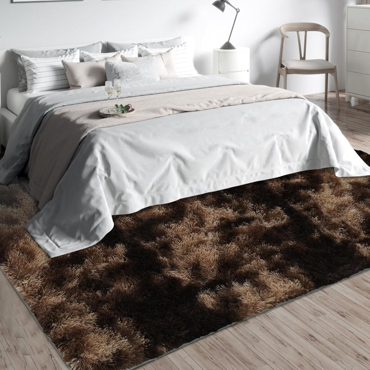 Shag Area Rugs for Bedroom Living Room,4X6 Ultra Soft Fluffy Area Rugs for Dorm, Indoor Carpet Nursery Rugs for Kids Girls Room Home Decor,Pink - Homesidy.com