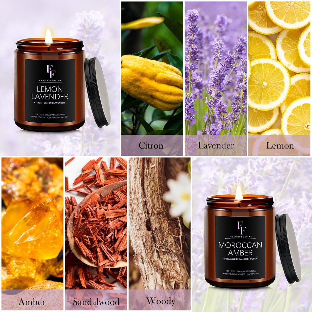 Vanilla Coconut Candle, Scented Candle for Home Soy Wax Candle, Aromatherapy Candle Gift for Women Men, 7oz - Homesidy.com