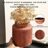 Rustic Vases for Home Decor. Ceramic Vase for Dining Table Decor. Terracotta Decorative Vase 6.1IN. ZSHLXM - Homesidy.com