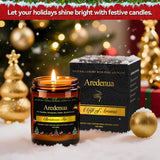Christmas Candles - Christmas Spice Candle | 7 oz Soy Candles with Warm Cinnamon, Clove &amp; Nutmeg Aroma | Holiday Scented Candle, Cozy Winter Candle Gift for Men &amp; Women - Homesidy.com