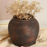 Rustic Vases for Home Decor. Ceramic Vase for Dining Table Decor. Terracotta Decorative Vase 6.1IN. ZSHLXM - Homesidy.com