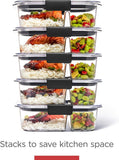 Rubbermaid Brilliance BPA - Free Airtight Food Storage Containers, 24 - Piece Set, Easy for Meal Prep, Lunch &amp; Leftovers - Homesidy.com