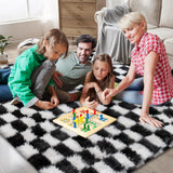 Shag Area Rugs for Bedroom Living Room,4X6 Ultra Soft Fluffy Area Rugs for Dorm, Indoor Carpet Nursery Rugs for Kids Girls Room Home Decor,Pink - Homesidy.com