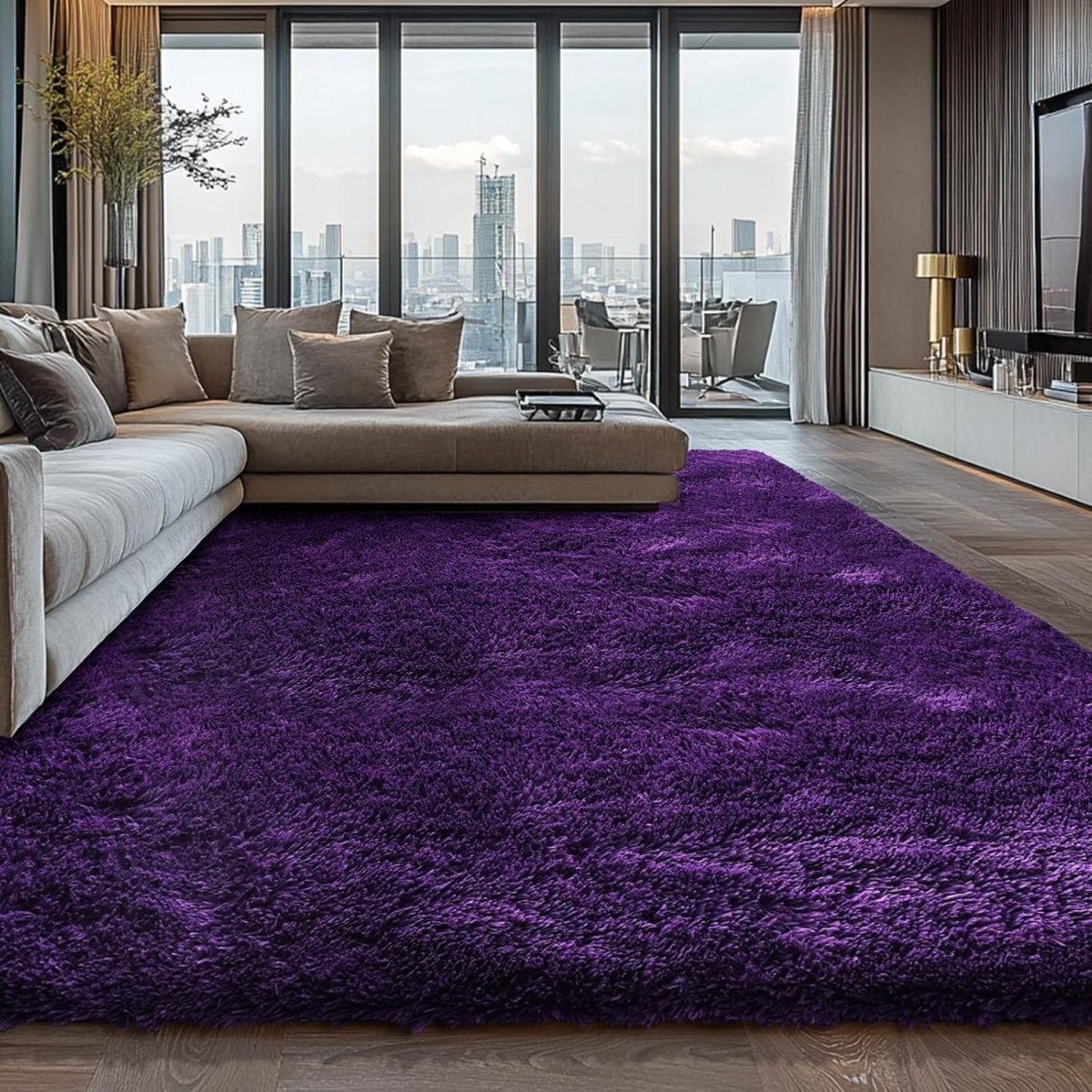 Shag Area Rugs for Bedroom Living Room,4X6 Ultra Soft Fluffy Area Rugs for Dorm, Indoor Carpet Nursery Rugs for Kids Girls Room Home Decor,Pink - Homesidy.com
