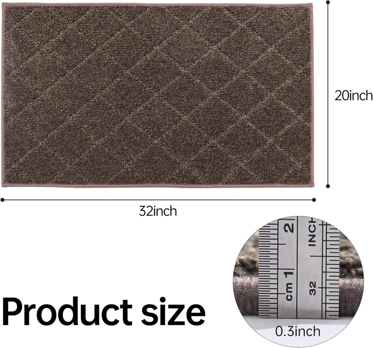 COSY HOMEER Edging Stair Treads Non - Slip Carpet Mat 28inX9in Indoor Stair Runners for Wooden Steps, Edging Stair Rugs for Kids and Dogs, 100% Polyester TPE Backing (15pc, Beige) - Homesidy.com