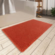 AMOAMI Upgraded Waffle Bath Mat, Super Absorbent Non Slip Bath Mats for Bathroom Floor, Machine Washable Bathroom Rugs with Tassels, Rubber Backed Bathroom Mats, Ultra Soft, 18&34; x 30&34;, Brown - Homesidy.com