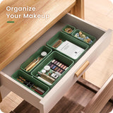 A - LuGei 【Military Grade Drawer Organizer, 【𝟱𝗦𝗶𝘇𝗲】 Makeup organizer, 【Holds 177 Items】 Bathroom Organizers and Storage, Organization and Storage, Desk Drawer Organizer for Bathroom Vanity - Homesidy.com