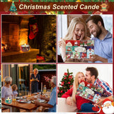Christmas Candle Set, 6 Pack Candles for Home Scented, Aromatherapy Jar Candle Gifts for Women, Natural Soy Wax Long Lasting Glass Candle Set, Scented Candles for Christmas, Birthday, Thanksgiving Day - Homesidy.com