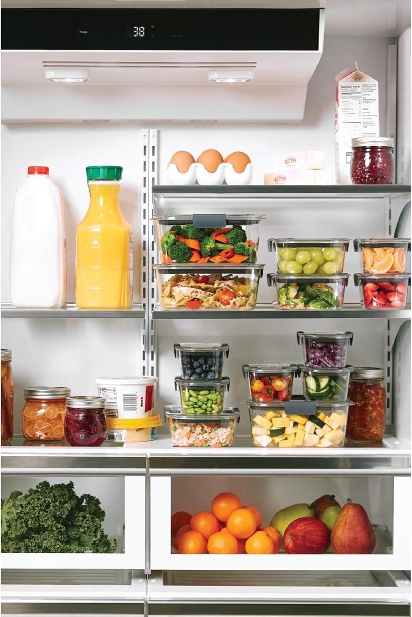 Rubbermaid Brilliance BPA - Free Airtight Food Storage Containers, 24 - Piece Set, Easy for Meal Prep, Lunch &amp; Leftovers - Homesidy.com