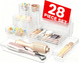 A - LuGei 【Military Grade Drawer Organizer, 【𝟱𝗦𝗶𝘇𝗲】 Makeup organizer, 【Holds 177 Items】 Bathroom Organizers and Storage, Organization and Storage, Desk Drawer Organizer for Bathroom Vanity - Homesidy.com