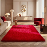 Ophanie Area Rugs for Living Room Bedroom, Upgrade Non - Slip Fluffy Soft Grey Shag Carpet, Indoor Floor Gray 4x6 Fuzzy Shaggy Living Room Plush Rug for Kids Home Dorm Decor Aesthetic - Homesidy.com