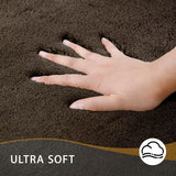 MINIDEAR Bathroom Rugs 24x17 Light Grey - Thick Elastic Foam Bath Mat, Ultra Soft &amp; Plush Fluffy, Non - Slip, Quick Dry, Absorbent Washable Floor Microfiber Mat for Tub, Home Decor Accessories - Homesidy.com