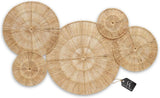CHI AN HOME Wicker 23 Inch Jute Wall Decor Baskets, Set of 6 Extra Large Woven Jute Wall Plates, 23&34;,21&34;,15&34;,13&34;,12,10&34;, Decorative Baskets for Wall Arts, Wall Hanging for Bedroom, Living Room, Office - Homesidy.com