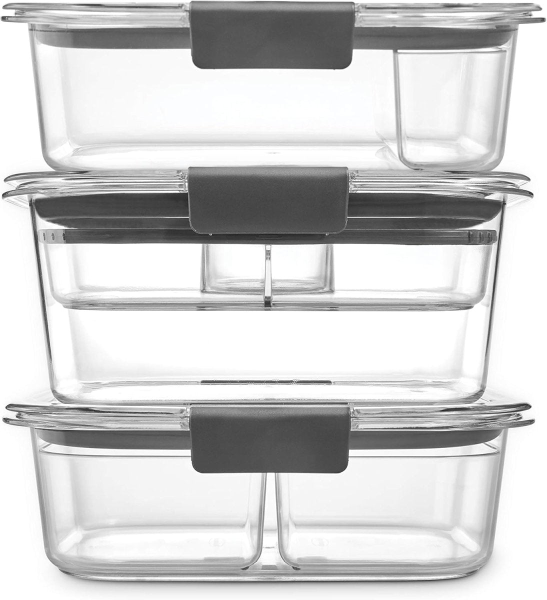 Rubbermaid Brilliance BPA - Free Airtight Food Storage Containers, 24 - Piece Set, Easy for Meal Prep, Lunch &amp; Leftovers - Homesidy.com