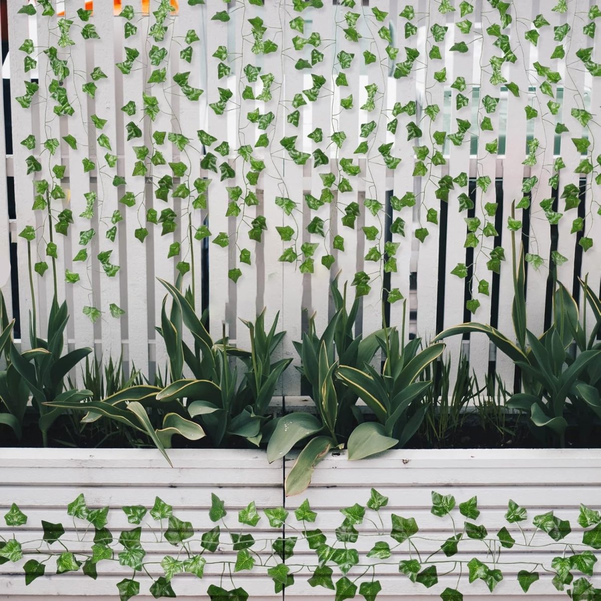 Fake Vines for Room Decor(12 Pack 84 Feet) Aesthetic Artificial Plant Ivy Leaves Hanging Greenery Garlands for Home Bedroom Wall Wedding Party Decor - Homesidy.com