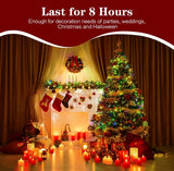 KOABY 25/50/100 Pack Flameless Votive Candles, Last 8H , Warm Yellow Light, No Timer or Flickering - Homesidy.com
