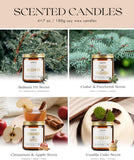AOOVOO Scented Candles - 4PC Candle Set, 36 oz Soy Candles, Soy Candle for Home Scented, Lavender/Vanilla/Eucalyptus/Sage - Homesidy.com
