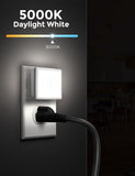 L LOHAS LED Night Lights Plug into Wall 2 - Pack, 0.3W Plug in Night Light, Dusk to Dawn, 3000K Soft White, Bright Nightlight Auto - On/Off, for Adults Kids Room Bedroom Bathroom Hallway Kitchen, Non - Dim - Homesidy.com