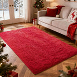 Ophanie Area Rugs for Living Room Bedroom, Upgrade Non - Slip Fluffy Soft Grey Shag Carpet, Indoor Floor Gray 4x6 Fuzzy Shaggy Living Room Plush Rug for Kids Home Dorm Decor Aesthetic - Homesidy.com