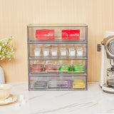 Vtopmart 12.1W Clear Stackable Storage Drawers,2 Pack Acrylic Plastic Organizers Bins for Makeup Palettes, Cosmetics, and Beauty Supplies,Ideal for Vanity, Bathroom,Cabinet,Desk Organization - Homesidy.com