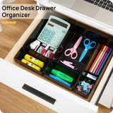 Vtopmart 25 PCS Clear Plastic Drawer Organizers Set, 4 - Size Versatile Bathroom and Vanity Drawer Organizer Trays, Storage Bins for Makeup, Bedroom, Kitchen Gadgets Utensils and Office - Homesidy.com