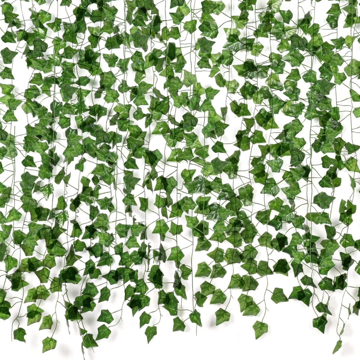 Fake Vines for Room Decor(12 Pack 84 Feet) Aesthetic Artificial Plant Ivy Leaves Hanging Greenery Garlands for Home Bedroom Wall Wedding Party Decor - Homesidy.com