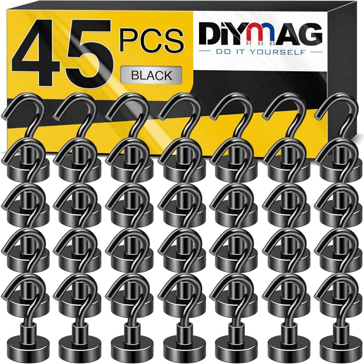 DIYMAG Magnetic Hooks, 30lbs Magnet Hook 2025 Cruise Cabin Ship Essentials Heavy Duty Strong Magnets Refrigerator Fridge Hanging for Classroom Beach Vacation Kitchen Grills Home 20 Pack (Silver) - Homesidy.com