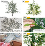 LKGOOD Artificial Lighted Olive Tree 6FT Tall Faux Silk Light Up Plant Trees(with Switch Button) for Home Office Decor Indoor with 300 Warm White Fairy Lights and Lifelike Leaves - Homesidy.com