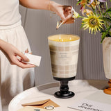 HomeLights Scented Candles for Women &amp; Men, 18oz Candle Jars Aromatherapy 4 - Wick Candle, Ideal for Rustic Modern Home Decor and Gifts, Blueberry Cheesecake - Homesidy.com