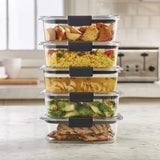 Rubbermaid Brilliance BPA - Free Airtight Food Storage Containers, 24 - Piece Set, Easy for Meal Prep, Lunch &amp; Leftovers - Homesidy.com