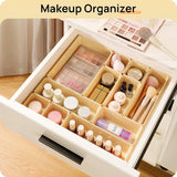 Vtopmart 25 PCS Clear Plastic Drawer Organizers Set, 4 - Size Versatile Bathroom and Vanity Drawer Organizer Trays, Storage Bins for Makeup, Bedroom, Kitchen Gadgets Utensils and Office - Homesidy.com