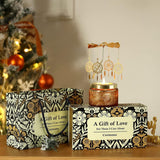 Christmas Gifts for Women, Unique Birthday Gifts for Women, Lavender Butterfly Rotating Scented Candles for Home Fragrance, Mom Birthday Gift from Daughter Son, Xmas Candle Gift for Sister Grandma - Homesidy.com